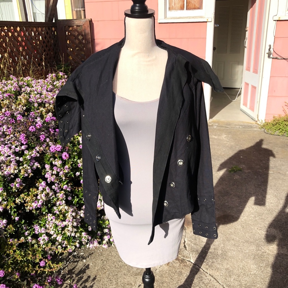 Religion light jacket corset grommet design small